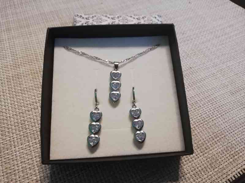 Krásná sada stříbrná - foto 3