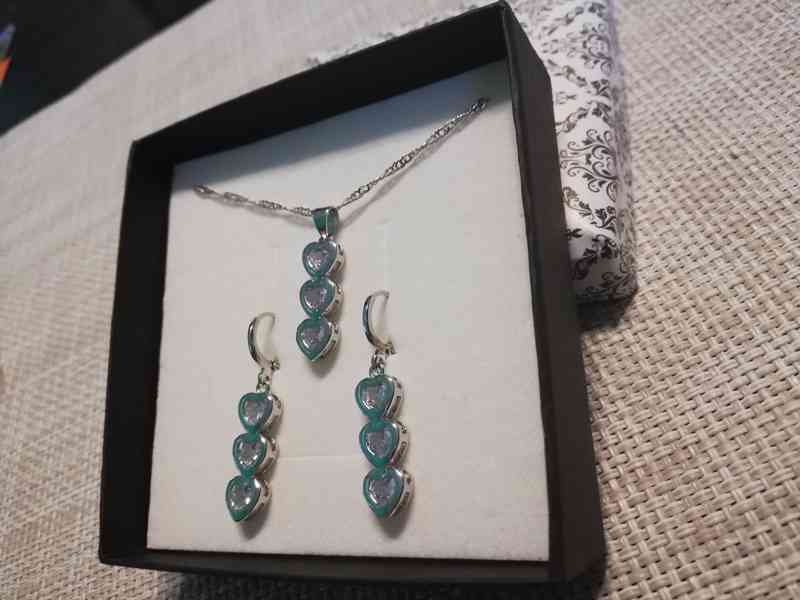 Krásná sada stříbrná - foto 4