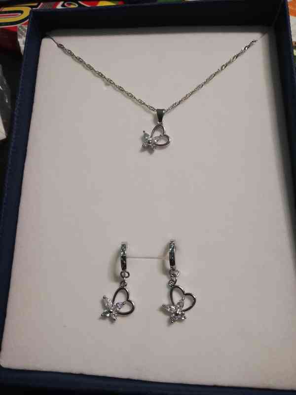 Krásná sada stříbrná - foto 2