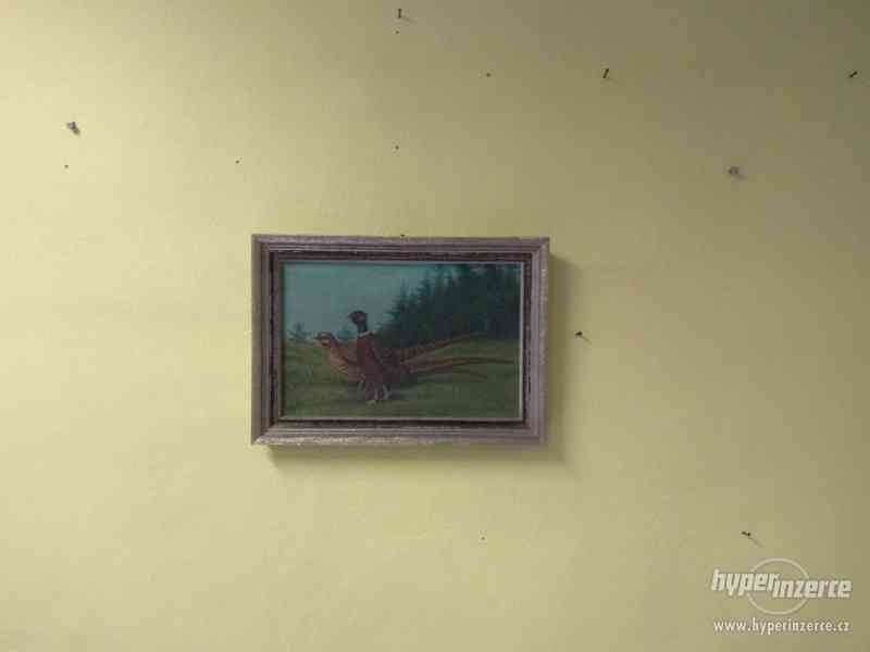 Obraz malovaný na desce signován vpravo dole - foto 3