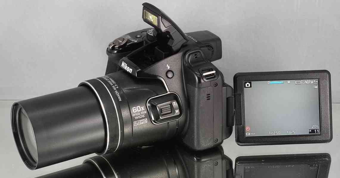 Nikon CoolPix P600 CMOS*60x Op.ZOOM*Full HDV*WIFI - foto 5