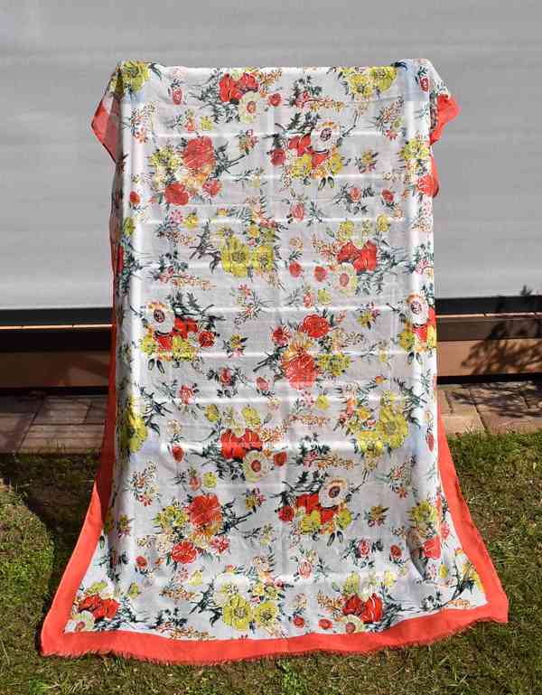 Šátky velké bavlna i polyester různé - foto 21