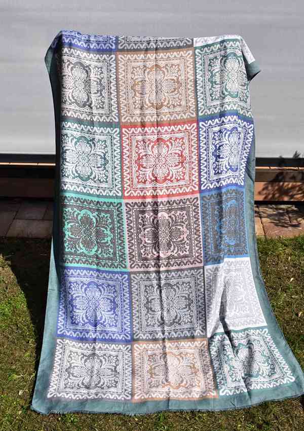 Šátky velké bavlna i polyester různé - foto 13