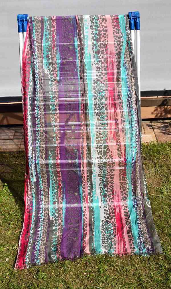 Šátky velké bavlna i polyester různé - foto 10