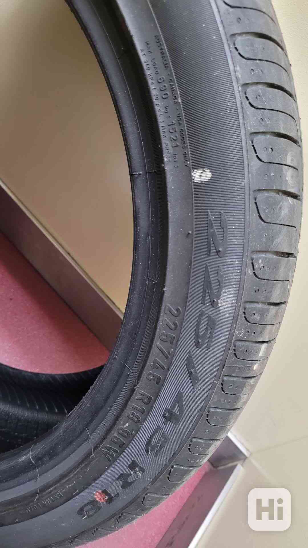 4 nepoužité letní pneu Pirelli 225/45/18 95W - foto 1