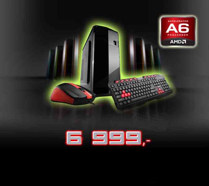 AMD A6 7470K,8GB ram,1TB HDD,R5 2GB - foto 1