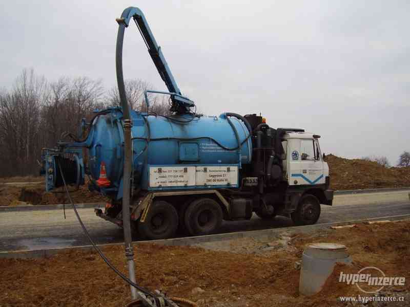čištění kanalizací a nádrží - foto 1