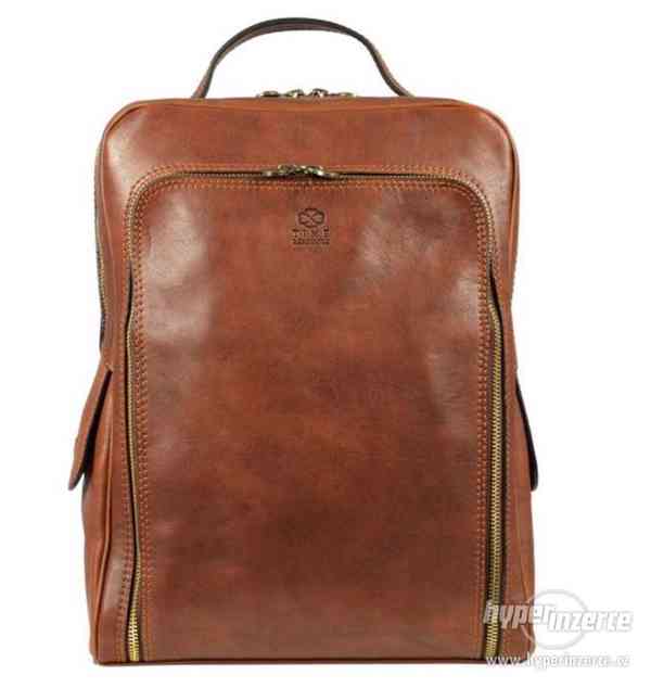 Vintage kožený batoh Premium - foto 1