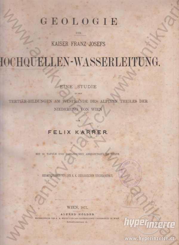 Geologie der Kaiser Franz Josefs 1877 - foto 1
