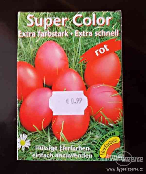 Kvalitní  tekutá barva na vajíčka-červená. - foto 1