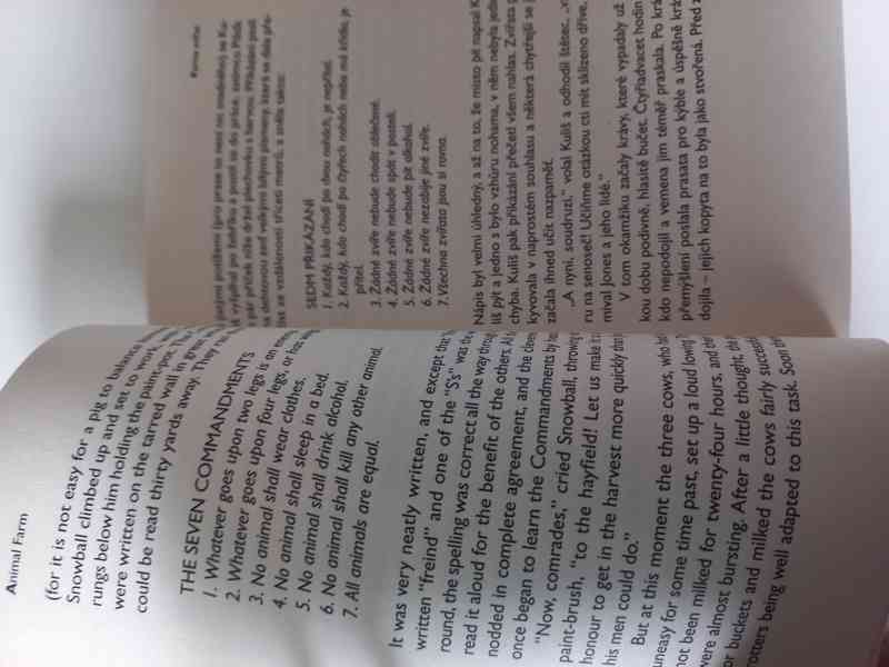 Farma zvířat /Animal Farm–dvojjazyčně (čeština + angličtina) - foto 2