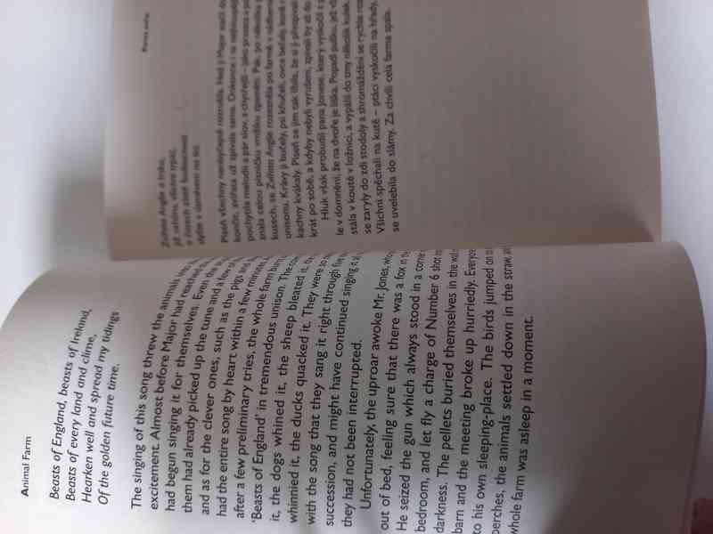 Farma zvířat /Animal Farm–dvojjazyčně (čeština + angličtina) - foto 3