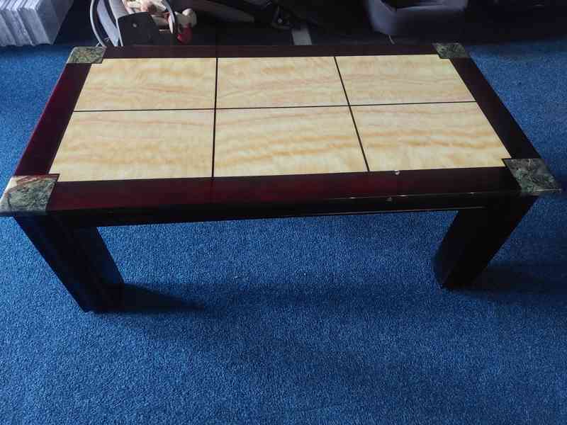 Konferenční stolek s keramickou deskou. - foto 2