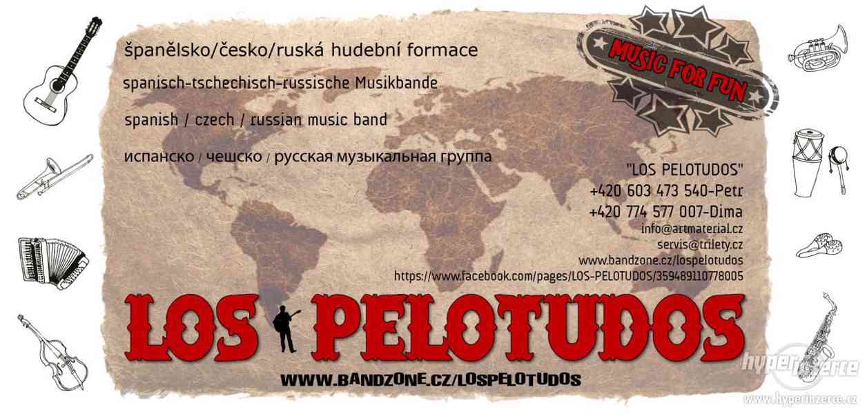 MUSIC FOR FUN!-LOS PELOTUDOS-španělsko/česko/ruská formace - foto 4