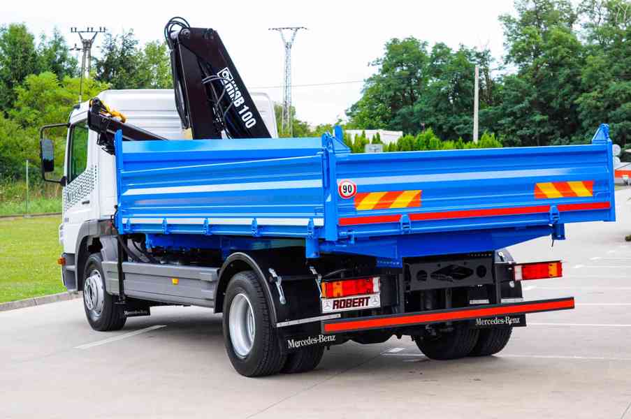 MERCEDES ATEGO 1523 TŘÍSTRANNÝ SKLÁPĚČ + HYDRAULICKÁ RUKA - foto 5