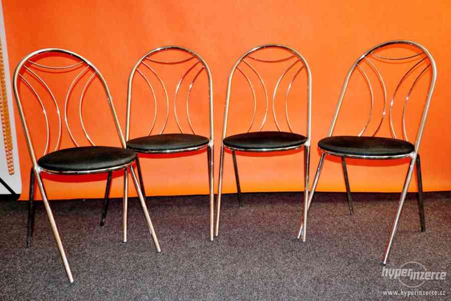Kovové židle jídelní - foto 3
