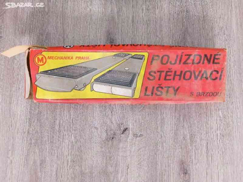 RETRO POJÍZDNÉ STĚHOVACÍ LIŠTY MECHANIKA PRAHA T 356 - foto 1