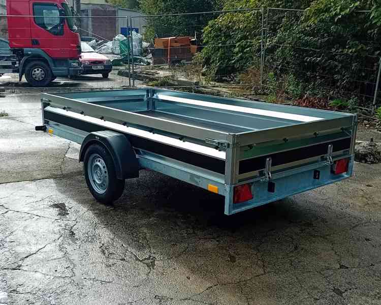 1300Kg brzděný přívěsný vozík 3,0m x1,50, svařovaný rám, DPH - foto 7