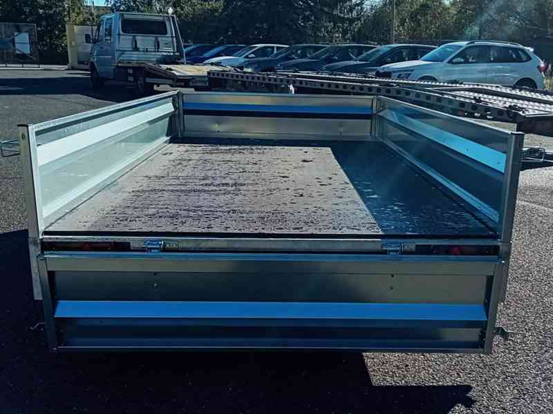 1300Kg brzděný přívěsný vozík 3,0m x1,50, svařovaný rám, DPH - foto 11