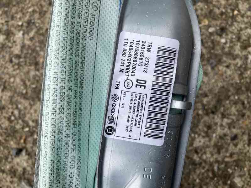 stropni airbagy vw touran 10-14 pravy levy - foto 5