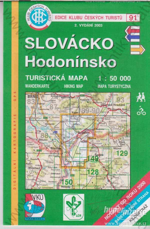 Turistická mapa Slovácko a Hodonínsko - foto 1