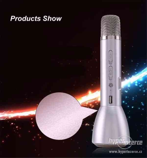 K088 Magic Karaoke Mikrofon Bluetooth reproduktor - - foto 2