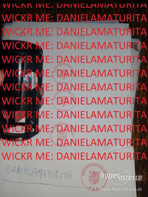 Koupě maturitního vysvědčení MV, koupě výučního listu VL - foto 3