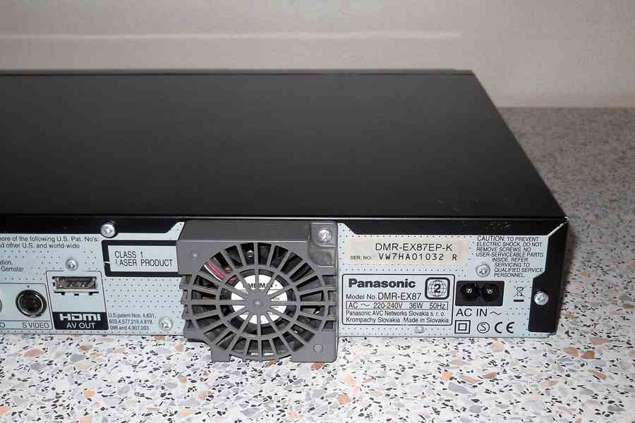 DVD rekordér Panasonic DMR-EX87 - foto 6