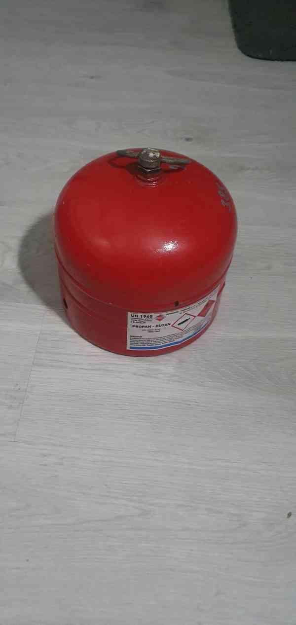 Plyn Propan-Butan láhev 5kg... naplněná.. - foto 2