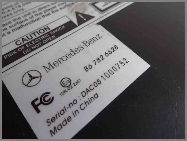 Mercedes Benz W164 DVD přehrávač B67826628  - foto 3