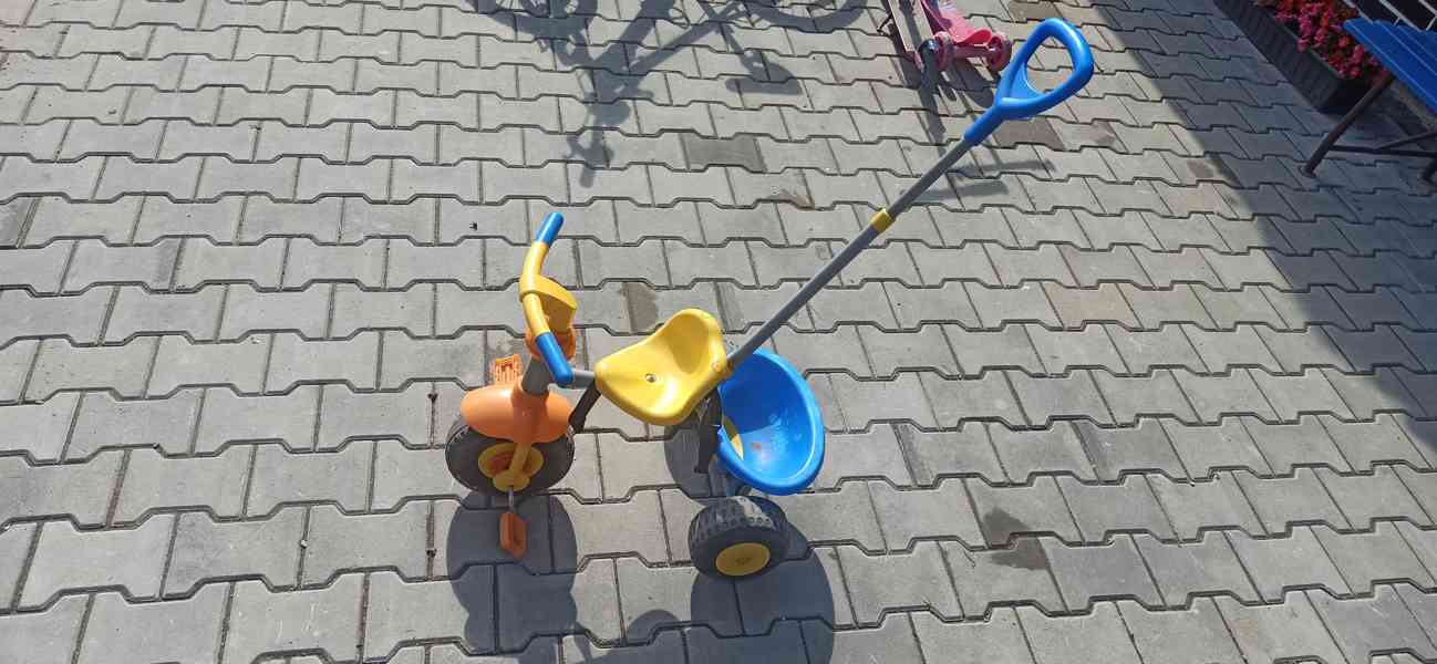 Tříkolka s vodící tyčí - foto 3
