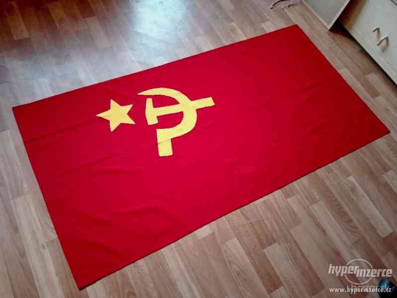 Vlajka Sovietsky Zväz veľká 77x 150 cm - foto 1