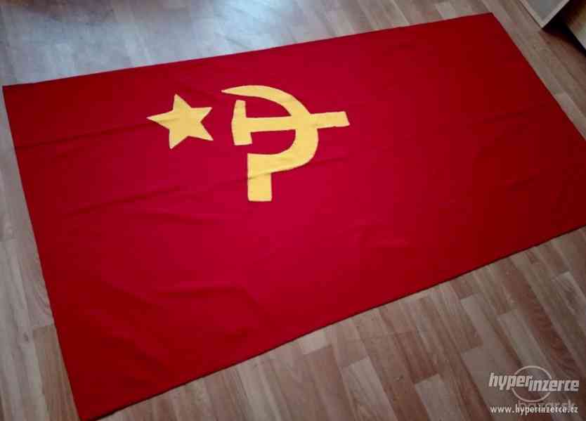 Vlajka Sovietsky Zväz veľká 77x 150 cm - foto 3