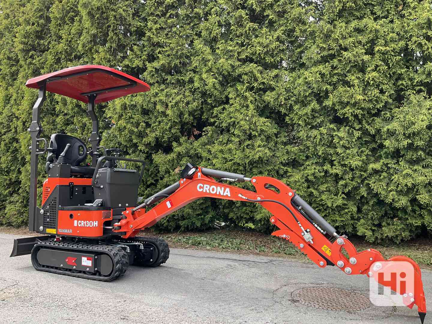 Bagr, minibagr Yanmar CR13OH - PROFI, roztahovací - foto 1