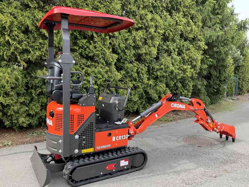 Bagr, minibagr Yanmar CR13OH - PROFI, roztahovací - foto 2