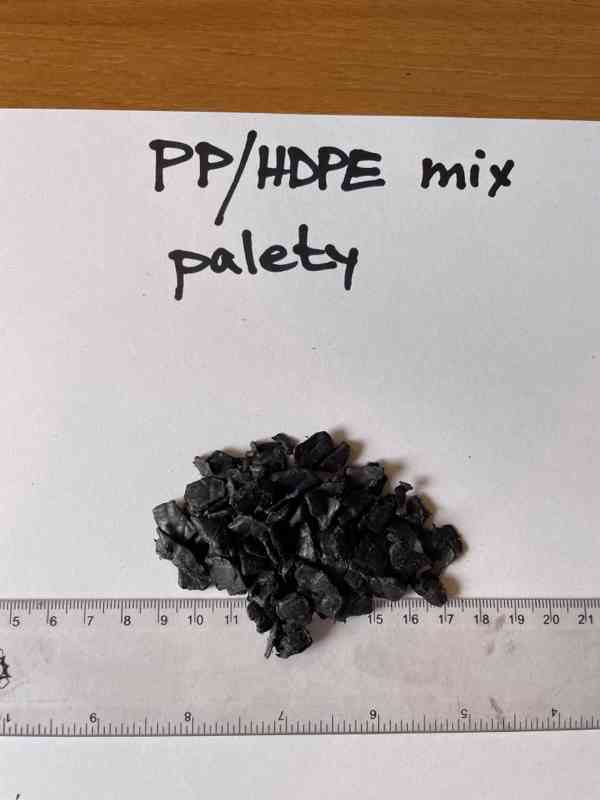 HDPE/PP palety - drť