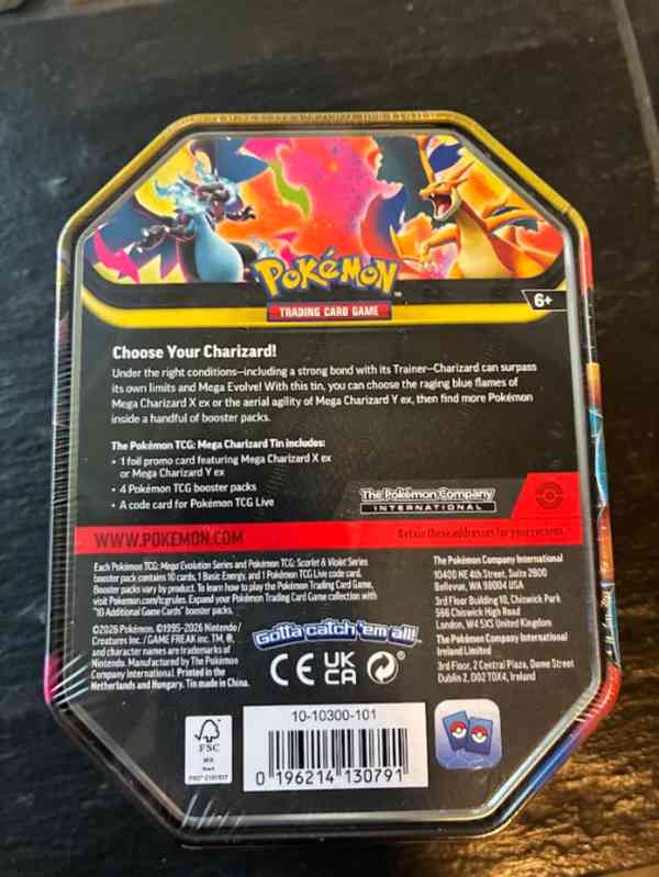  Pokemon TCG: Mega Charizard Tin - foto 2