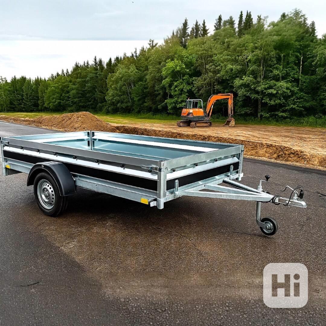 Nový přívěsný vozík 3,0m x1,50-řidičák B, svařovaný rám, DPH - foto 1