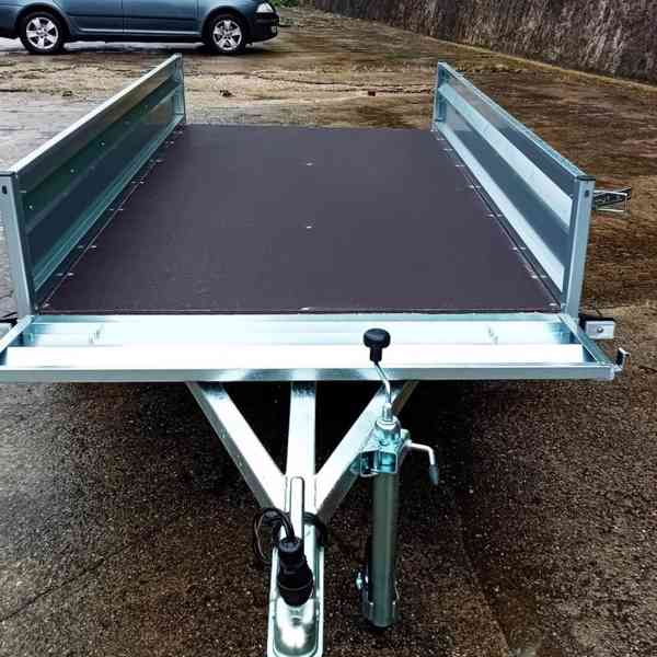 Nový přívěsný vozík 3,0m x1,50-řidičák B, svařovaný rám, DPH - foto 11
