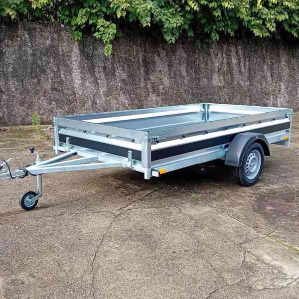 Nový přívěsný vozík 3,0m x1,50-řidičák B, svařovaný rám, DPH - foto 5