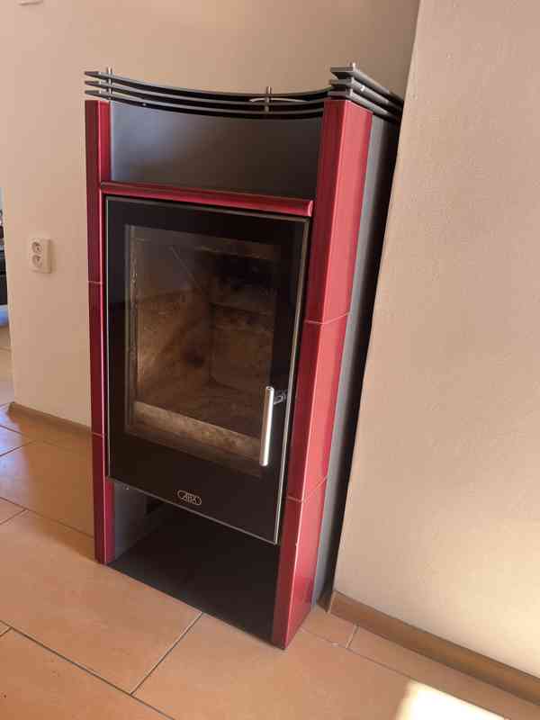 Kachlová krbová kamna ABX Skagen 6 kW – TOP stav - foto 12
