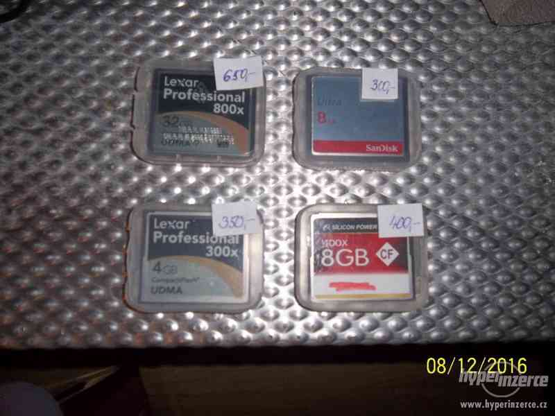 compact flash karty výrazná sleva!!! nové nepoužité - foto 1