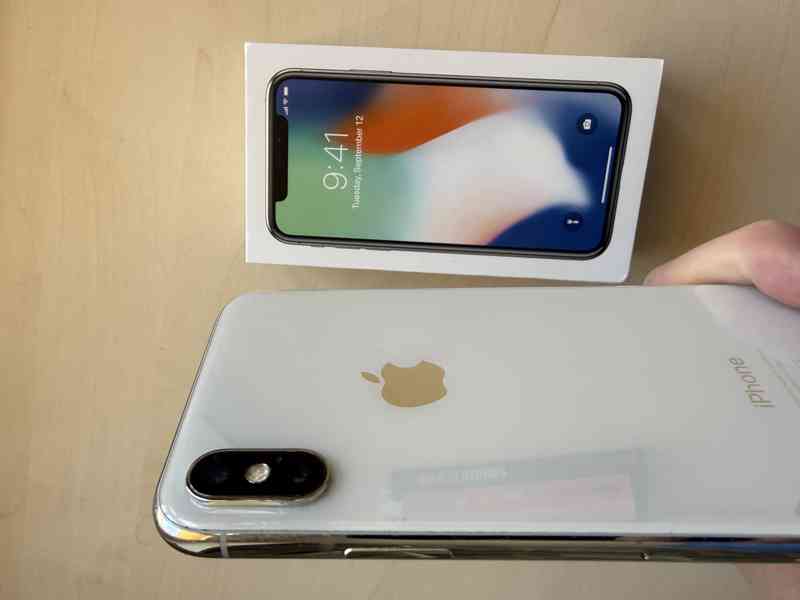 Prodám Apple iPhone X 64 GB – Silver  - foto 4