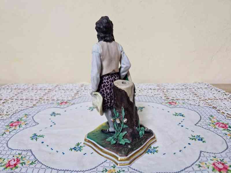 Krásná porcelánová soška Biedermeier Klášterec 1858 - foto 10