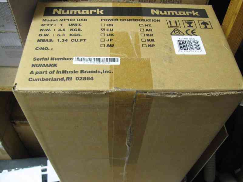 Numark MP103 USB – CD/USB DJ přehrávač, nový, záruka - foto 2