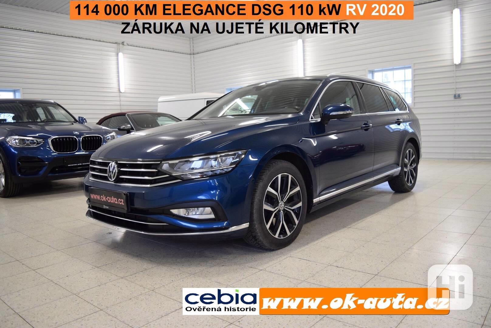 Volkswagen Passat 2.0 TDI ELEGANCE DSG 110 kW CŹ PRAV.SERVIS - foto 1