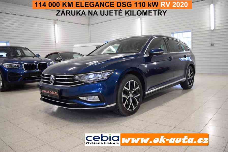 Volkswagen Passat 2.0 TDI ELEGANCE DSG 110 kW CŹ PRAV.SERVIS - foto 1