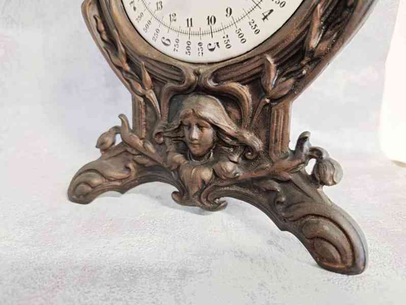 Starožitné 10kg jednomiskové váhy, figurální, do sbírky - foto 15