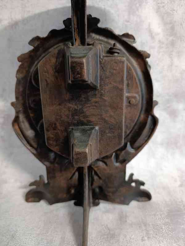 Starožitné 10kg jednomiskové váhy, figurální, do sbírky - foto 13