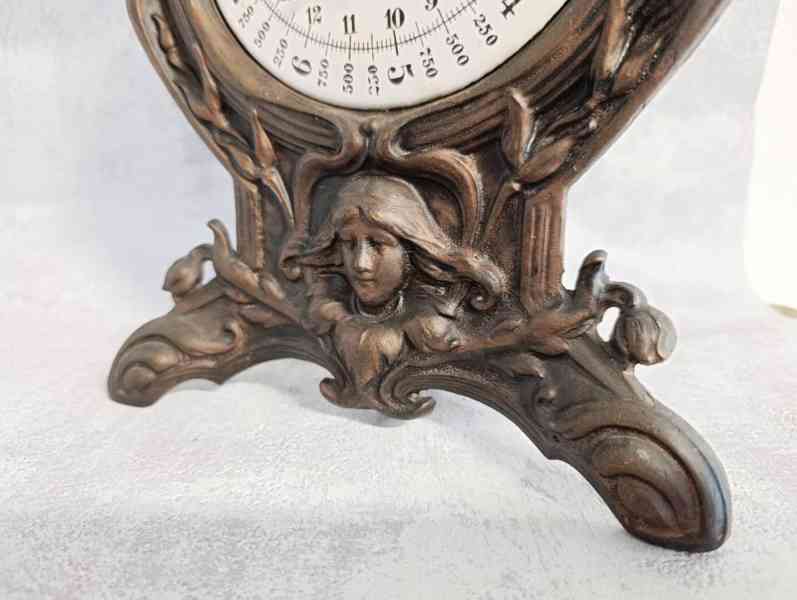 Starožitné 10kg jednomiskové váhy, figurální, do sbírky - foto 14